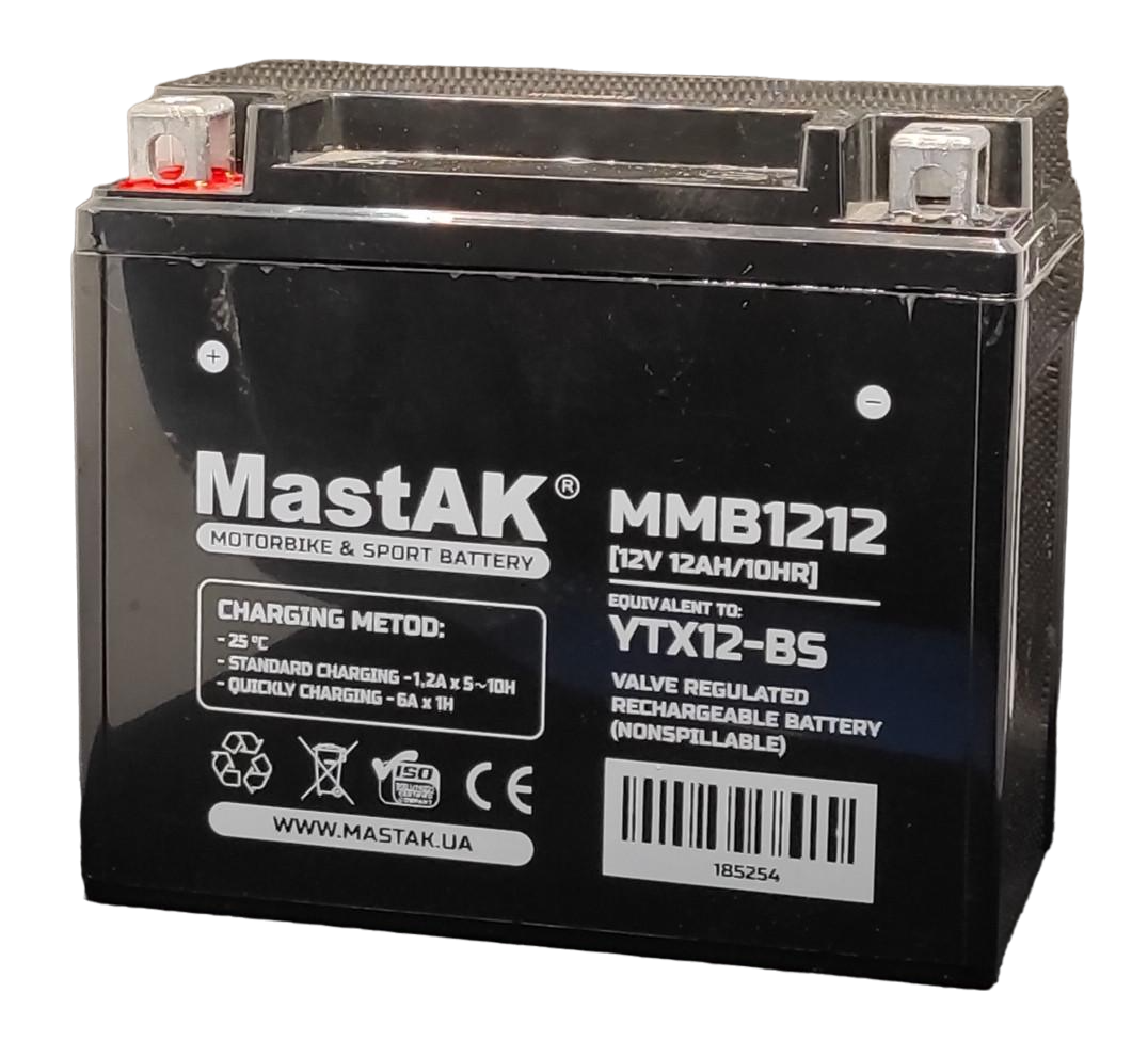 Акумулятор MASTAK MMB1212 12V 12 Ah (185254)